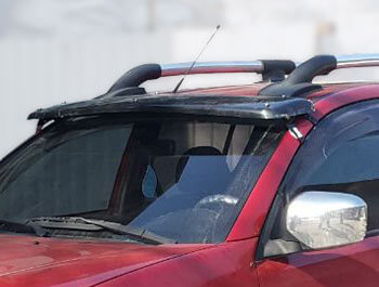 Mitsubishi L200 2006-2015 Black Acrylic Sun Visor