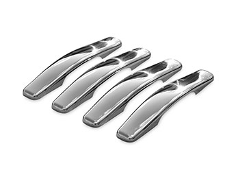 Stainless Steel 4 Door Handle Cover Set - Dacia Duster 2010>