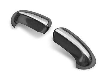 Satin Chrome ABS Mirror Covers - Nissan Qashqai 07>14
