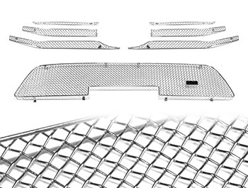 Zunsport Polished Chrome Full Grille Set - Toyota Hilux 15>